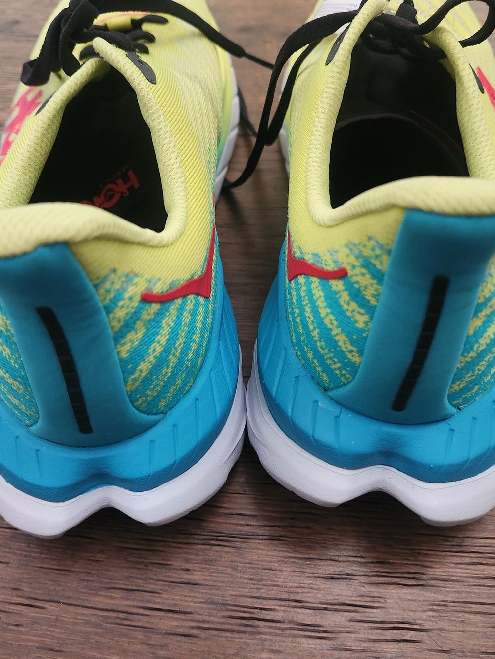 W-Mach 5 HOKA Yellow Running Shoe - Picture 3 of 4